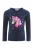 happy girls Shirt  navy / bruin / goud / pink