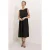 Mouwloze Crew Neck Midi Jurk