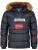 GEOGRAPHICAL NORWAY Winterjas  navy / vuurrood / wit