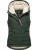 Ragwear Bodywarmer ‘Hesty’  crème / donkergroen