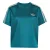 ADIDAS ORIGINALS Shirt ‘Firebird’  petrol / wit