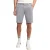 No Excess Short chino garment dyed twill stre washed blue