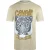 Cavalli Class Bold Tiger Graphic Beige Zand T-shirt