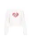 MYMO Sweatshirt ‘Pop’  donkergrijs / rood / zwart / wit