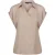 Regatta Dames Effen V-Hals Korte Mouwen Polo Shirt (Sesam)