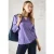 Cecil Dames Shirt met lange mouwen en uitsnijding in Paars