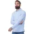 Firetrap Heren Basic Oxford-overhemd van katoen met knoopsluiting (Blauw)