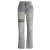 Amiri MA Bar Logo Straight Fit Stone indigo blauwe denim jeans