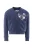happy girls Sweatvest  navy / groen / pastelroze / wit