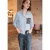 Street One Studio Dames Overhemd blouse in Blauw