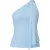 I Saw It First Dames-top met drapering en één schouder (Blauw)