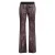 gardeur broek met slangenprint – grijs