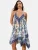 Lipsy Strandjurk  blauw / navy / aqua / wit