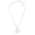 Orphelia ‘Maliya’ Dames 925 Sterling Zilveren Ketting met Hanger – Zilver/Rozé ZK-7388