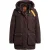 Parajumpers Maud Obsidian Donkerbruin Lang Donsjack