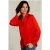 River Woods Orange Viscose Blouse With Buttons Red