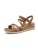 Tamaris Sandalen met riem  karamel / ombergrijs
