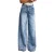 Palazzo Jeans Wide Leg veelzijdig en verfijnd taille middenhoog dames It’s Basic