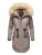 Navahoo Dames Winterjas Bombi – Premium Collectie met Afneembare Bontkraag