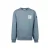 No Way Monday rechtvallende sweater met backprint – blauw
