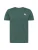 ALPHA INDUSTRIES Shirt  donkergroen / wit