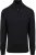 King Essentials The Michael Half Zip Pull Merino Zwart