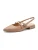 MARCO TOZZI Ballerina met riempjes  mokka