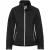 Russell Dames/Dames Bionic Zachte Shell Jas (Zwart)