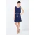 Effen jurk met riem
