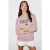 Oversized sweatshirt met print en ronde hals