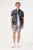 Blauwe short
