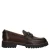 No Stress chunky leren loafers met profielzool – bruin