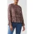 French Connection Pf Faith Drape Ls Top Bitter Choc/satsuma