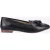 Hush Puppies Marissa Tassel Leren Zwarte Instappers Voor Dames