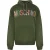 Moschino Bold Geborduurde Hoodie Met Veelkleurig Logo In Groen