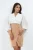 V-hals Midi-jurk met Knoopdetails