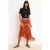 TRENDYOLMİLLA Dames Meerkleurig Bloemen Midi Asymmetrisch Rokken
