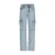 TYGO & vito Bhodi straight leg jeans light blue denim