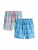 Next Pyjamabroek  blauw / jade groen / framboos / wit