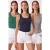 3-Pack Geribbelde Katoenen Camisoles