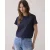 Summum 3s5185-30714 495 rhine stone logo tee midnightblue