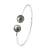 Armband – Zilver 925 – 2 Echte GeCultiveerde Tahiti Parel Circled 9-10 mm