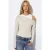 Viscose Blend Gelaagd Langsleeve T-shirt met Asymmetrische Halslijn