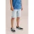 WE Fashion Blue Ridge slim denim short light blue denim