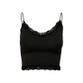 Dames crop top Only onlvicky lace