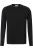 HAKRO 279 Longsleeve zwart, Effen