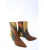 Lilian 12344B enkellaars cognac dames