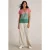 White Stuff Nelly Notch Neck Tee Pink Multi