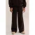 WE Fashion wide leg sweatpants – donkerbruin