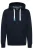 !Solid Sweatshirt ‘Benn’  donkerblauw / wit